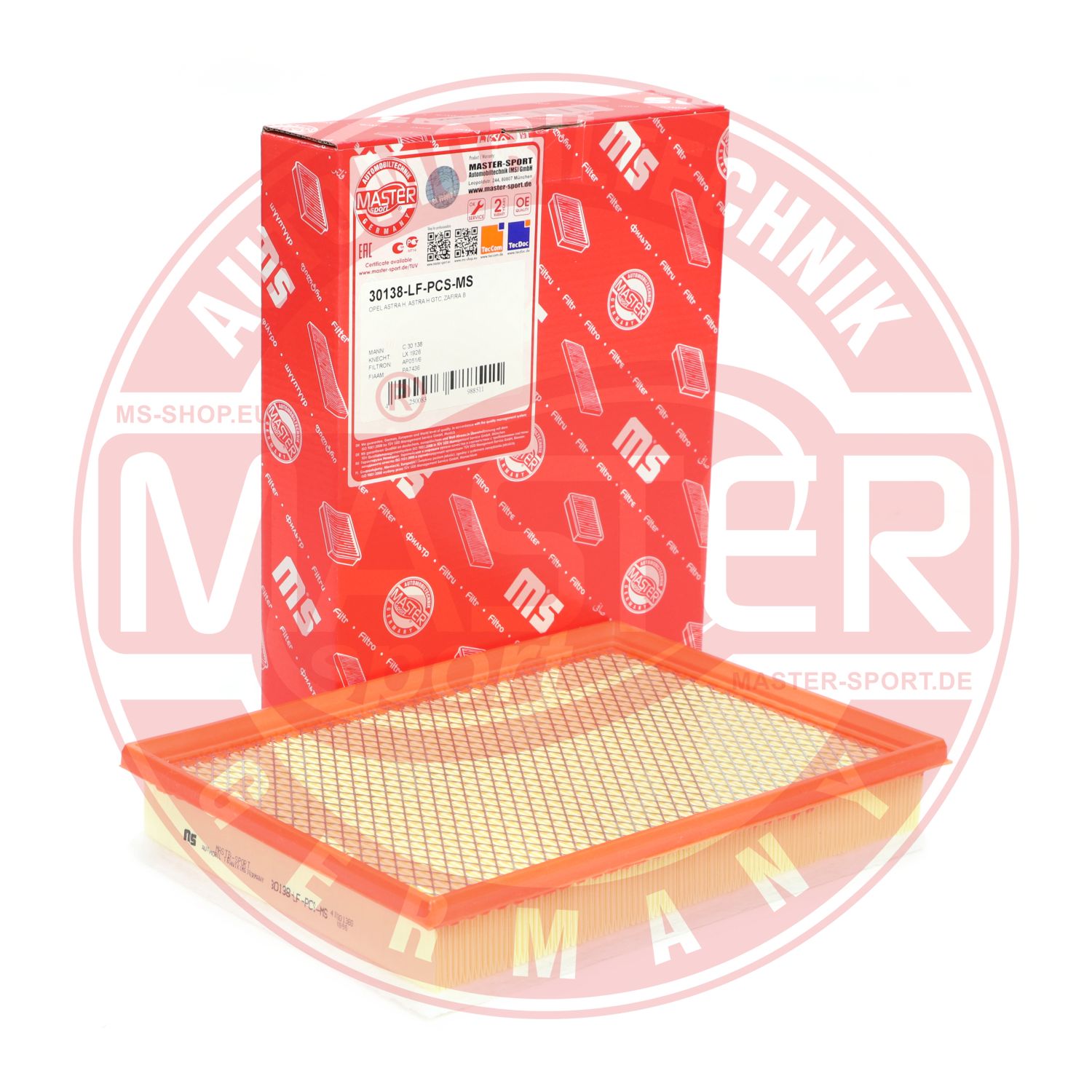 Filtru aer MASTERSPORT GERMANY 30138-LF-PCS-MS